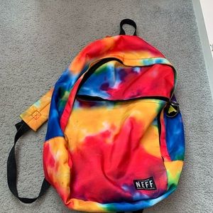 neff tie dye backpack